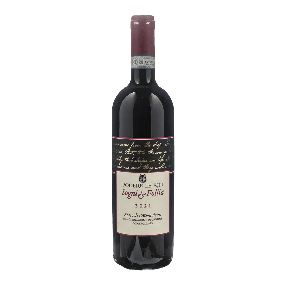 Podere Le Ripi 'Sogni & Follia' Rosso di Montalcino 2021 Tuscany, Italy
