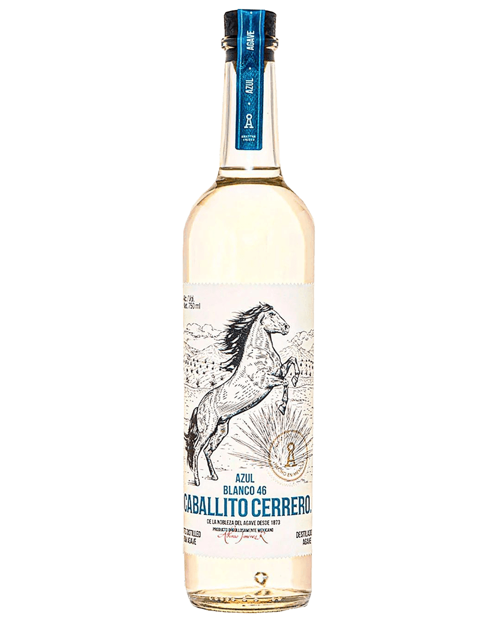 Caballito Cerrero Blanco 46 Azul Agave Spirit 750ml