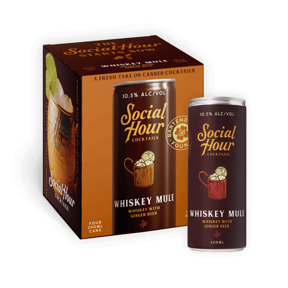 Social Hour 'Whiskey Mule' 4 pack