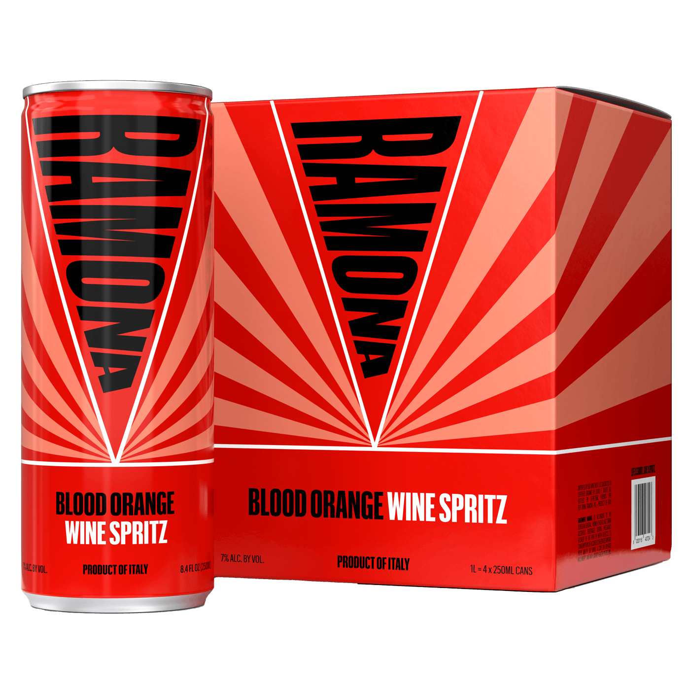 Ramona Blood Orange Wine Spritz 4 Pack (250ml each)
