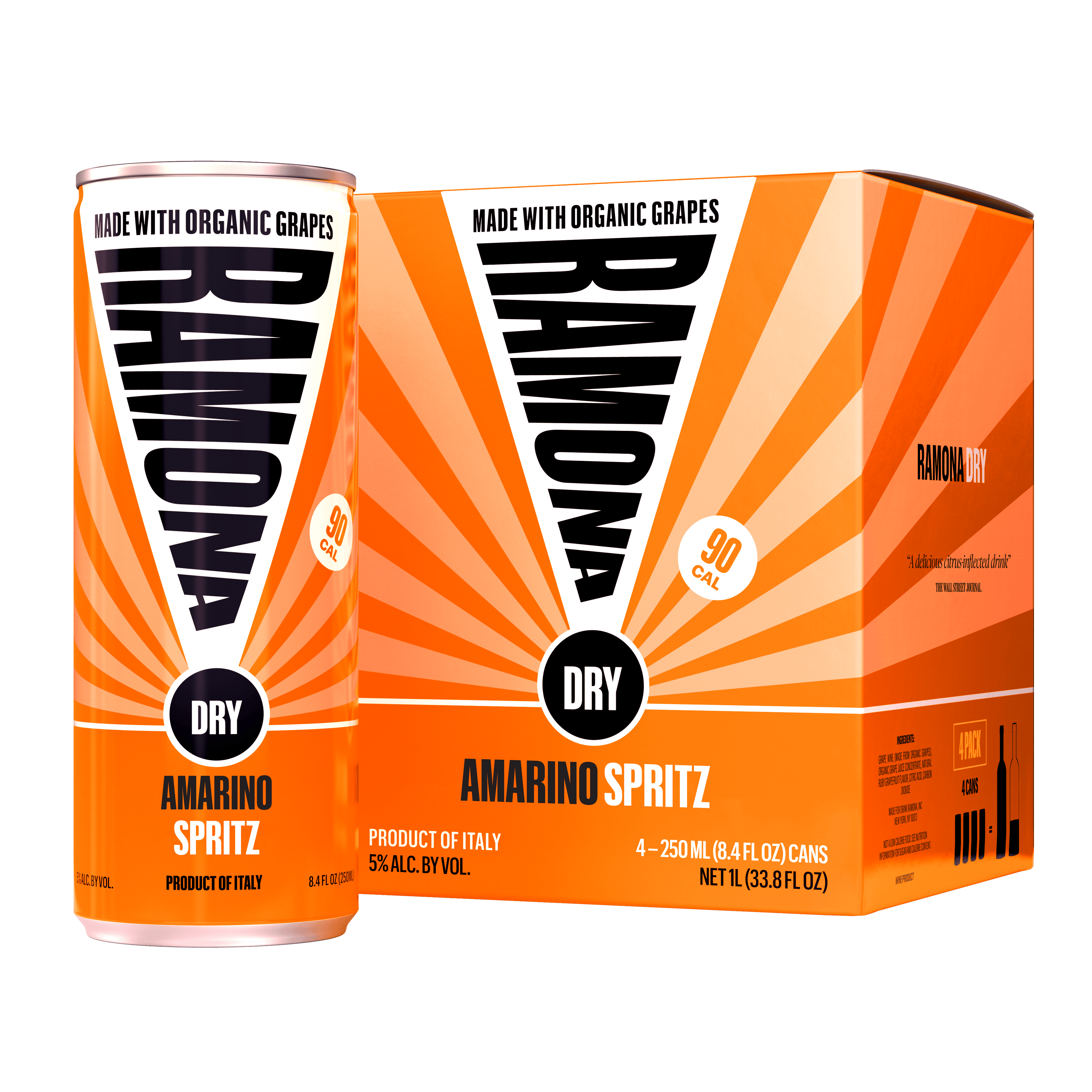 Ramona 'Amarino' Wine Spritz 4 Pack (250ml each)