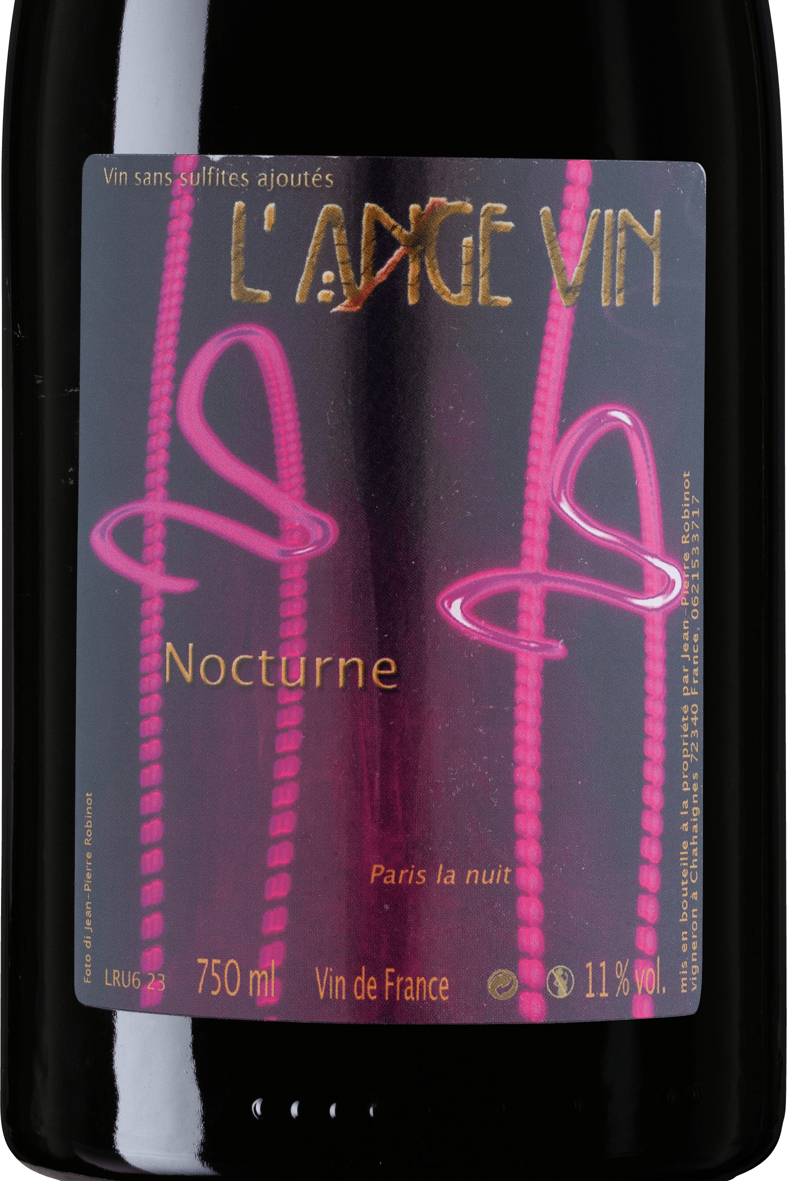 Jean-Pierre Robinot Les Vignes de l'Ange 'Nocturne' 2023 Loire Valley, France