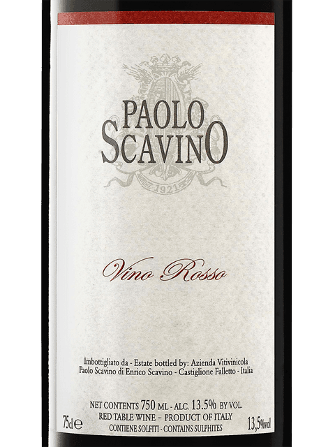 Vino Rosso [ Nebbiolo / Barbera / Dolcetto ] , Paolo Scavino 750