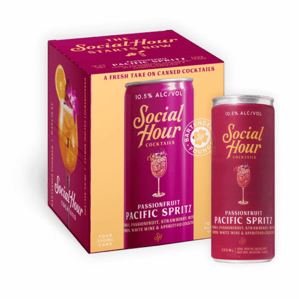 Social Hour 'Passionfruit Pacific Spritz' 4 pack